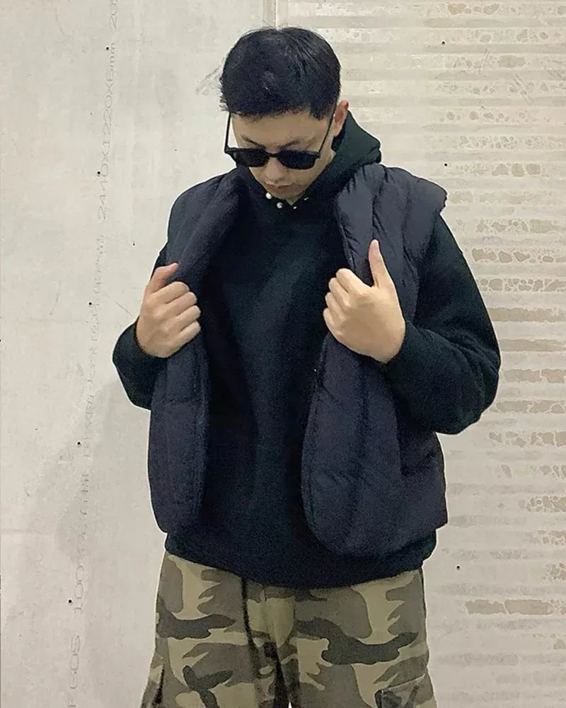 Versatile Winter Utility Vest -  streetwear - Versatile Winter Utility Vest for Urban Wear