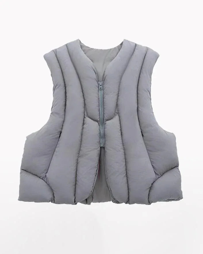 Versatile Winter Utility Vest -  utility vest - Versatile Winter Utility Vest for Urban Wear