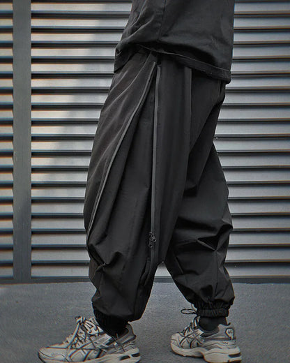 Versatile Zip-Up Cargo Pants -  adjustable fit - Cooling Zip-Up Cargo Pants for All-Day Comfort