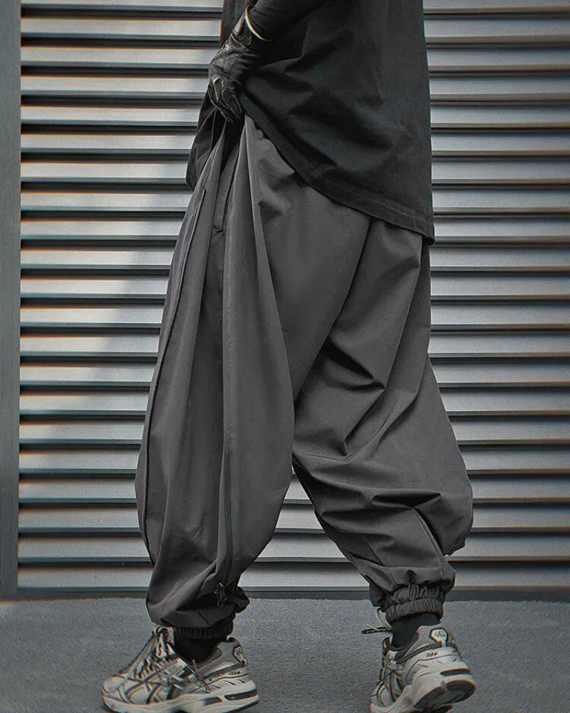 Versatile Zip-Up Cargo Pants -  lightweight fabric - Cooling Zip-Up Cargo Pants for All-Day Comfort