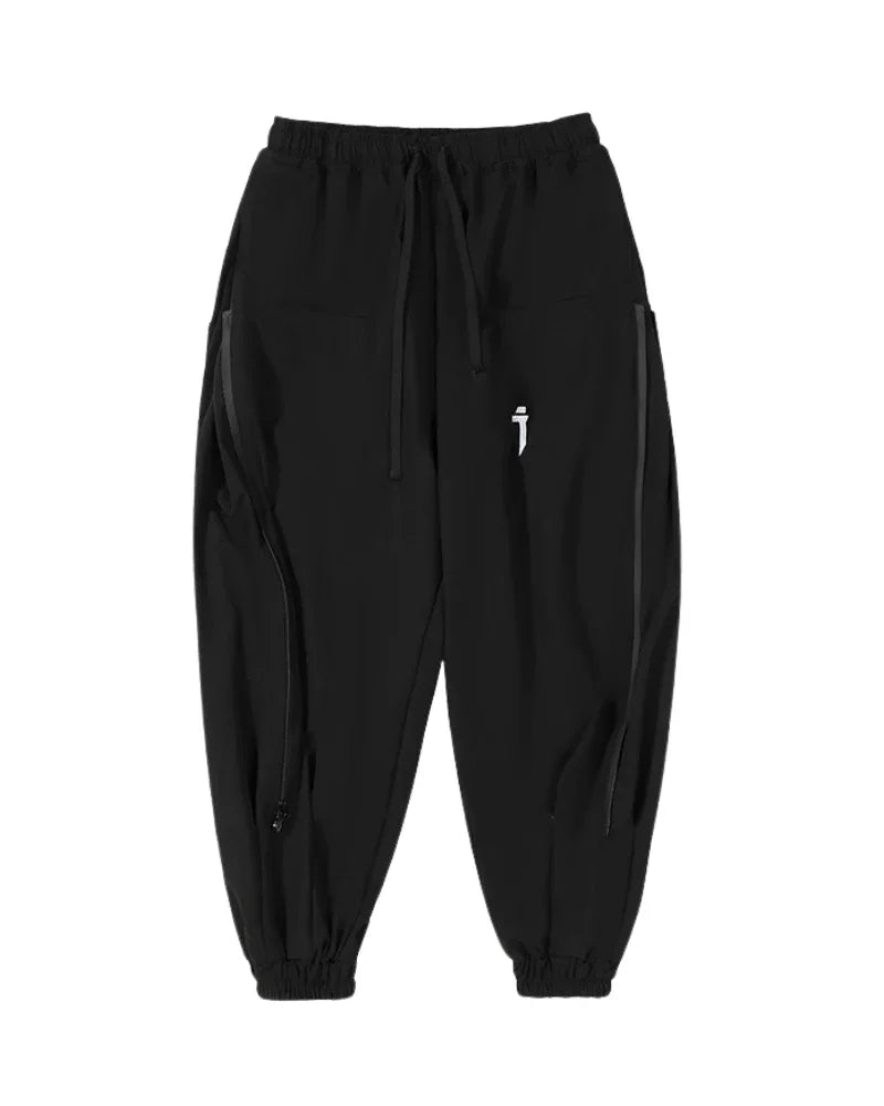 Versatile Zip-Up Cargo Pants -  moisture-wicking pants - Cooling Zip-Up Cargo Pants for All-Day Comfort