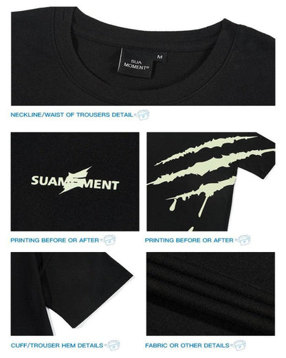 Vibrant Claw Scratch Tech Shirt -  urban fashion - Vibrant Unisex Claw Scratch Tech Shirt