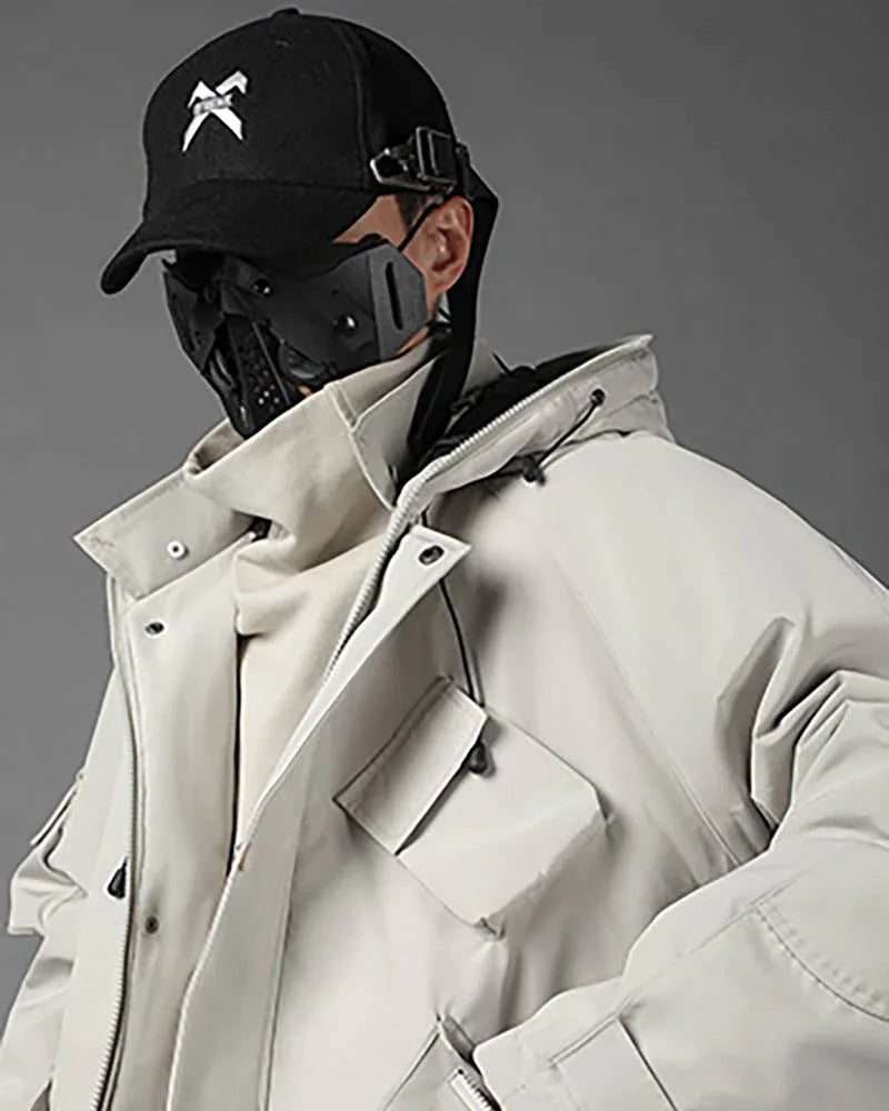 Vibrant Cyberpunk Hooded Jacket - cyberpunk jacket - Stylish Cyberpunk Hooded Jacket for Urban Wear