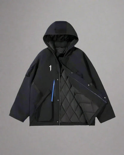 Vibrant Cyberpunk Hooded Jacket - cyberpunk jacket - Stylish Cyberpunk Hooded Jacket for Urban Wear