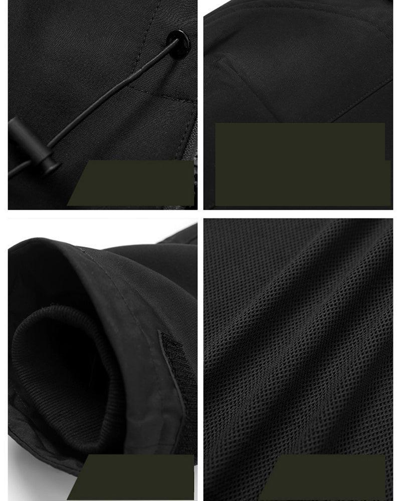 Vibrant Cyberpunk Hooded Jacket -  durable urban wear - Stylish Cyberpunk Hooded Jacket for Urban Wear