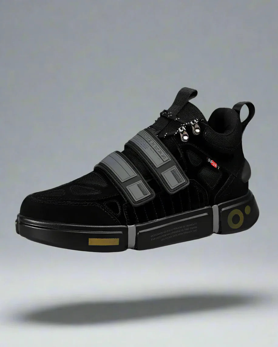 Vibrant Duo-Tone Unisex Sneakers - stylish techwear shoes - Stylish Duo-Tone Unisex Sneakers for Everyday Wear
