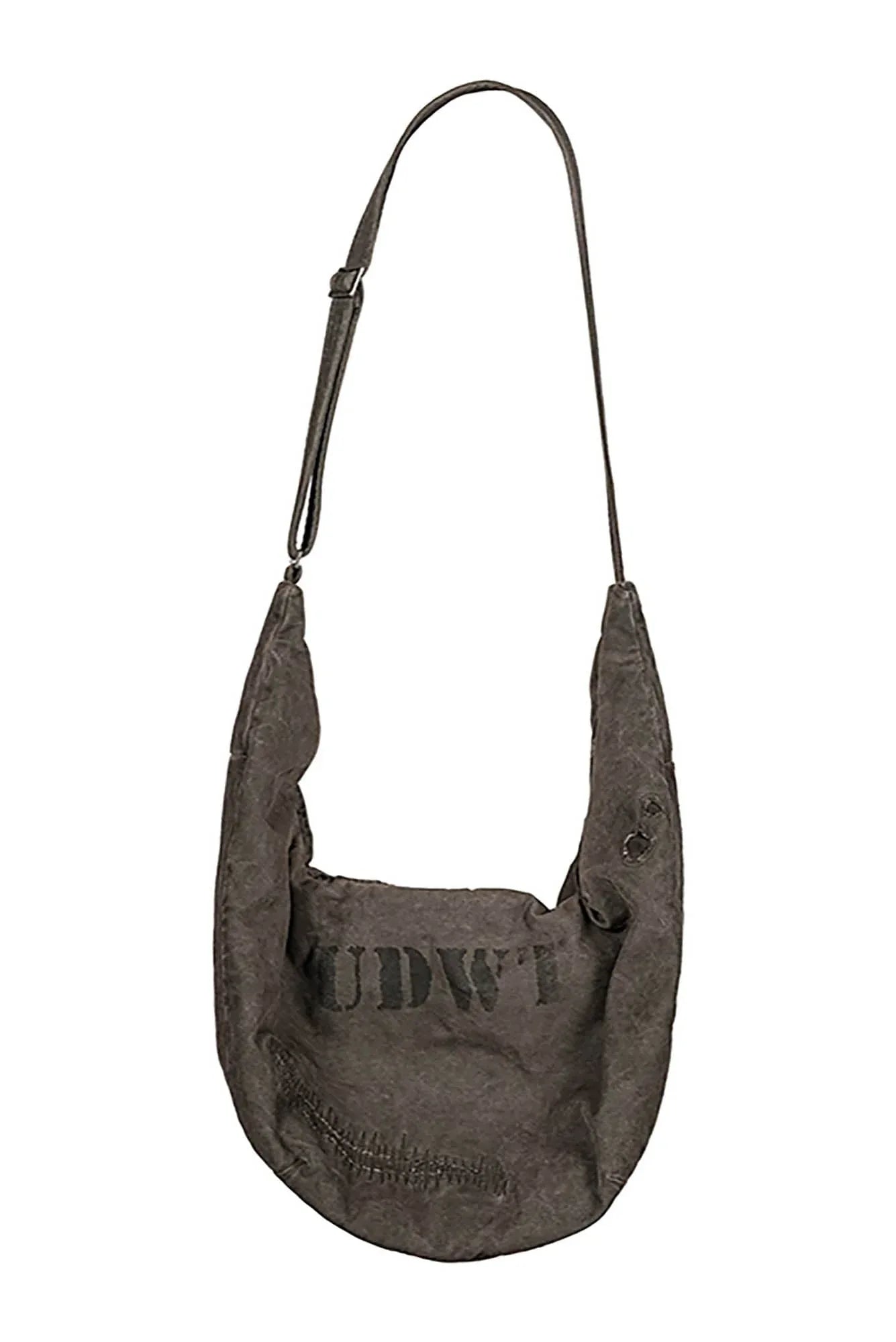 Vintage Crescent Nomad Bag -  distressed bag - Vintage Crescent Nomad Bag for Everyday Essentials
