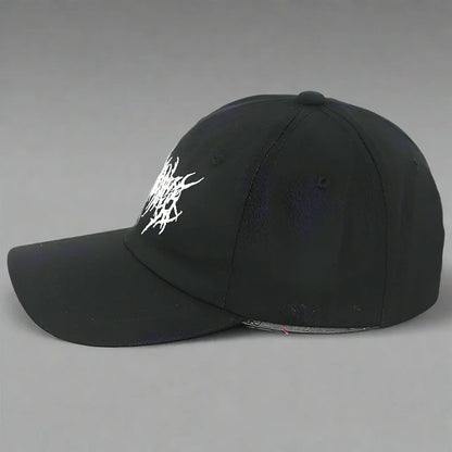 Vintage Grunge Style Cap -  black hat - Vintage Grunge Style Cap for Daily Wear