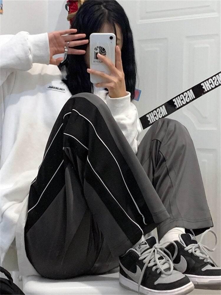 Vintage Track Pants - y2k-core - Stylish Vintage Track Pants for Ultimate Comfort