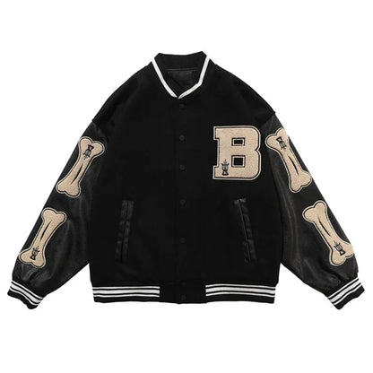 Vintage Varsity Jacket -  streetwear - Vintage Varsity Jacket for Unique Streetwear Style