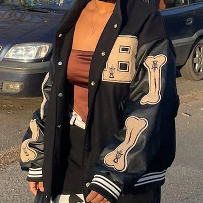 Vintage Varsity Jacket -  unisex - Vintage Varsity Jacket for Unique Streetwear Style