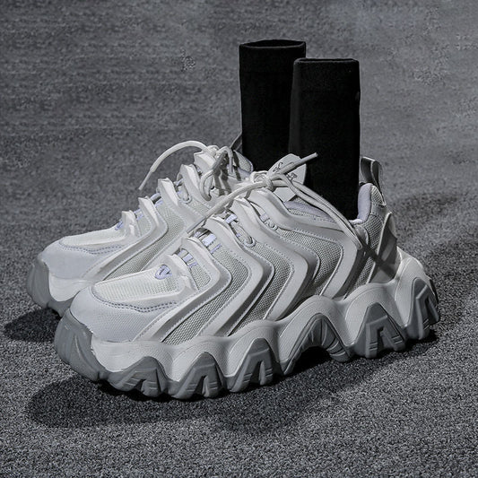 Visionary Elevated Sneakers - unique lacing system - Comfortable Visionary Elevated Sneakers for All-Day Wear
