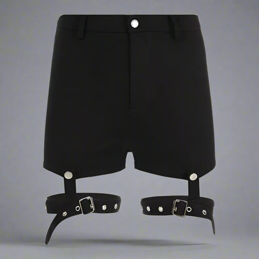Edgy Ring Detail Shorts