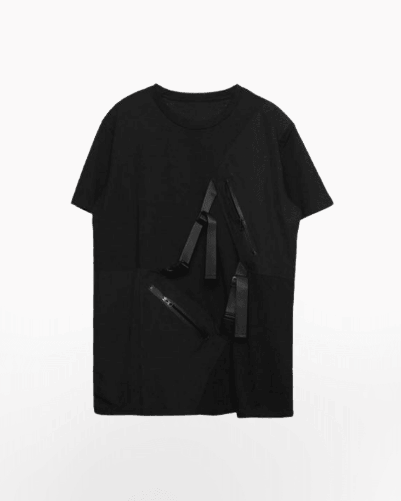 Chic Black Chest Bag Top