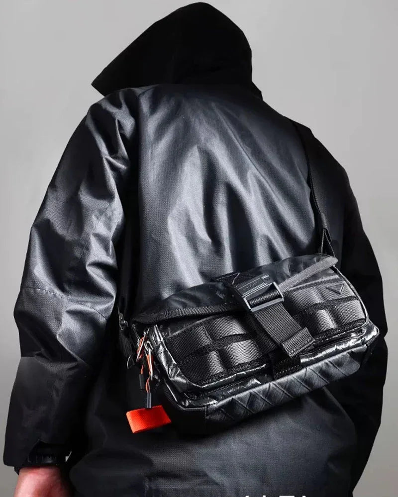 Waterproof Magnetic Snap Messenger -  flexible storage bag - Waterproof Magnetic Snap Messenger Bag