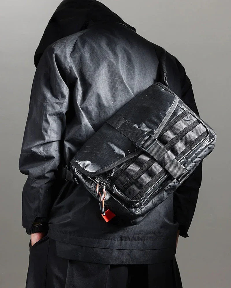 Waterproof Magnetic Snap Messenger -  messenger bag - Waterproof Magnetic Snap Messenger Bag