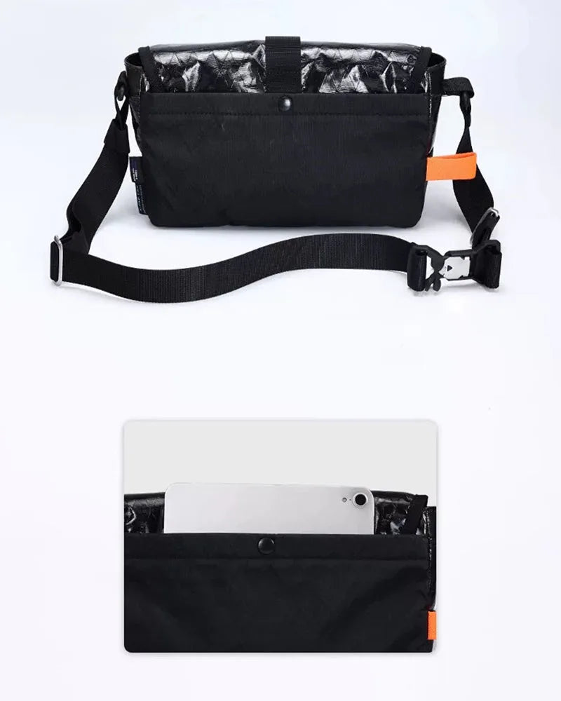 Waterproof Magnetic Snap Messenger -  techwear - Waterproof Magnetic Snap Messenger Bag