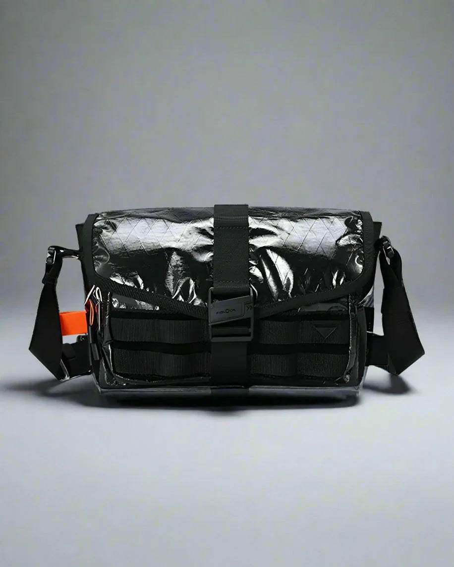 Waterproof Magnetic Snap Messenger - techwear messenger bag - Waterproof Magnetic Snap Messenger Bag