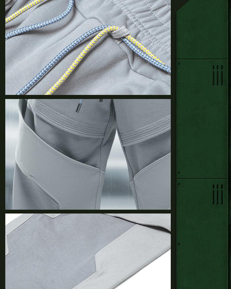 Futuristic Patchwork Cyber Pants