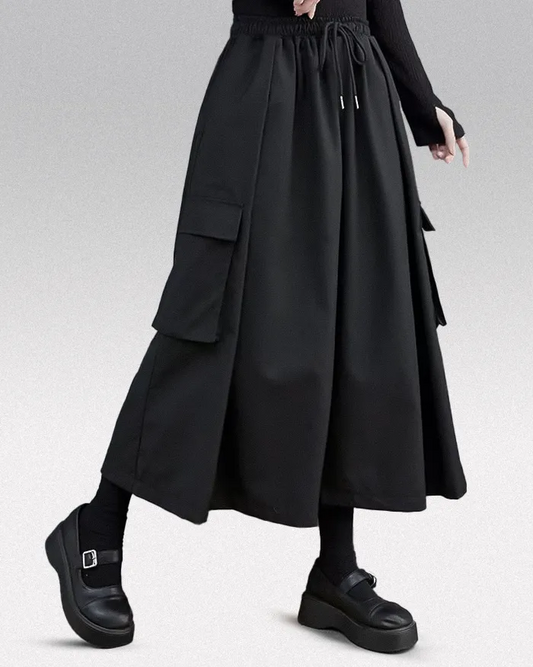 Chic Wide Leg Cargo Pants