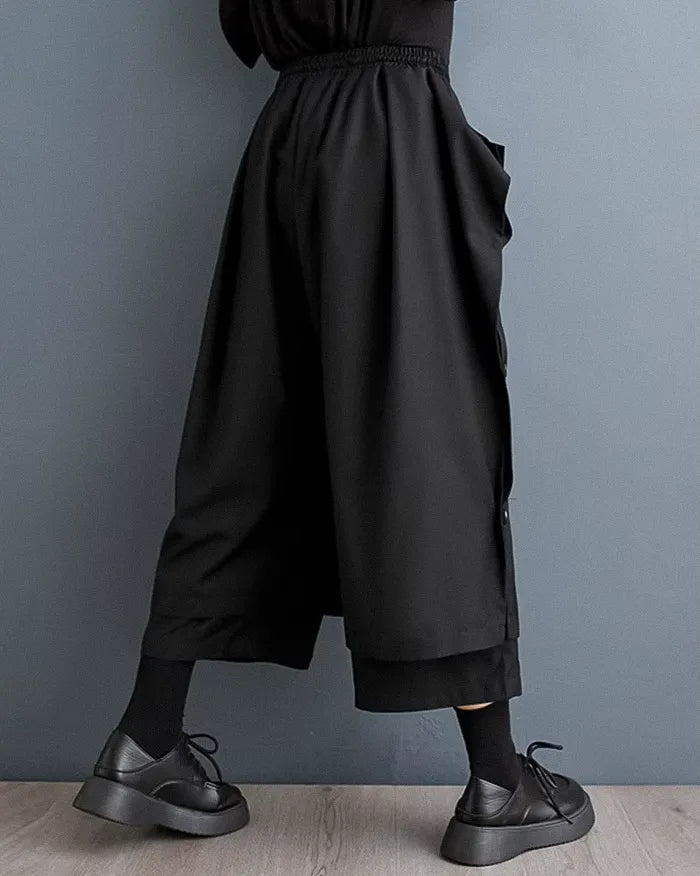 High-Waisted Wide Leg Pants