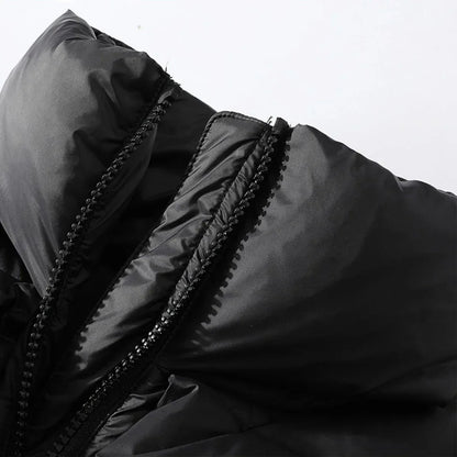 Woven Down Jacket -  y2k style - Woven Down Jacket for Comfortable Winter Style