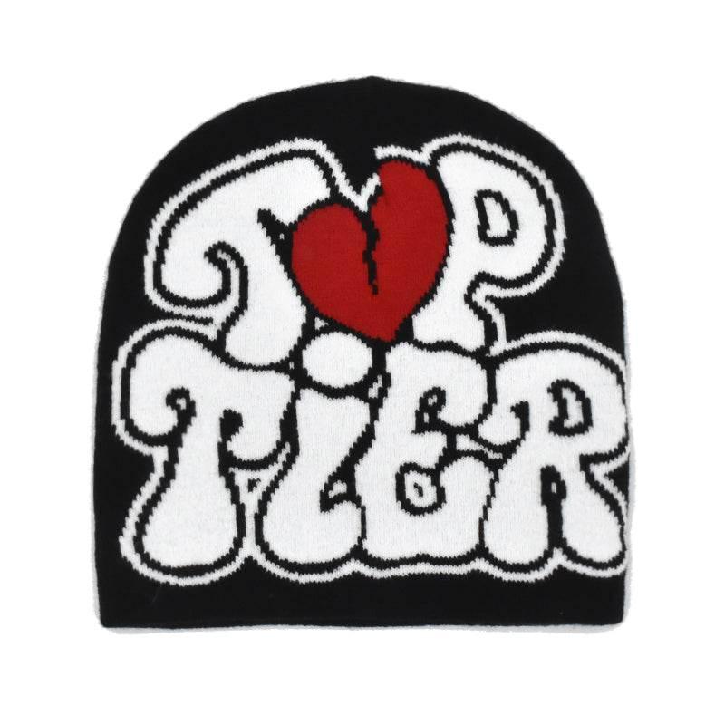 Y2K Printed Beanie - y2k-core - Trendy Y2K Printed Beanie in Multiple Colors