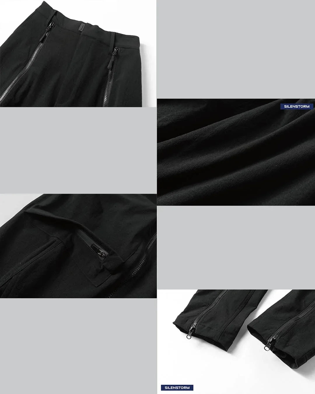 Zippered Versatility Pants -  techwear pants - Water-Resistant Zippered Versatility Pants