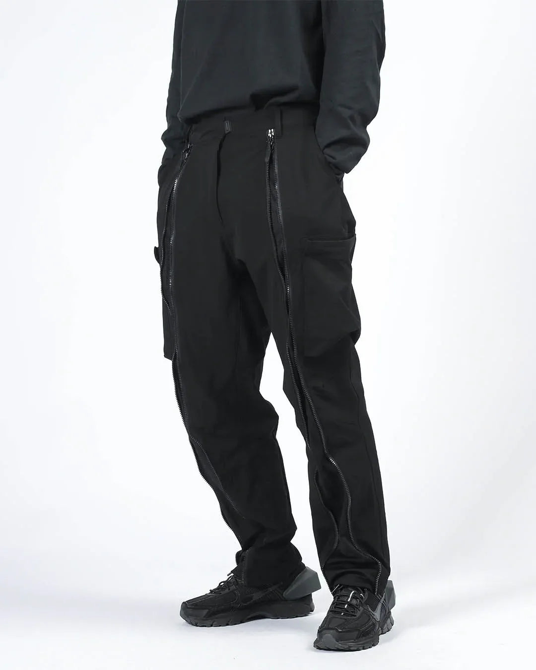 Zippered Versatility Pants -  techwear pants - Water-Resistant Zippered Versatility Pants